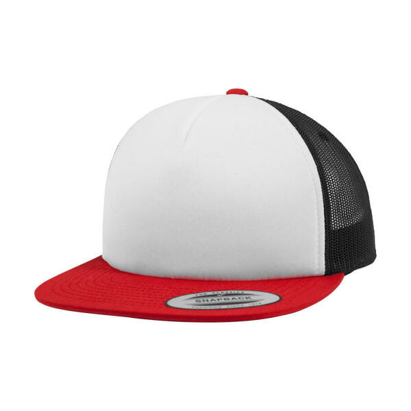 Foam Trucker with White Front - Red/White/Black - One Size