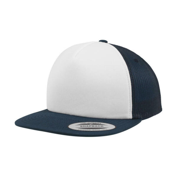 Foam Trucker with White Front - Navy/White/Navy - One Size